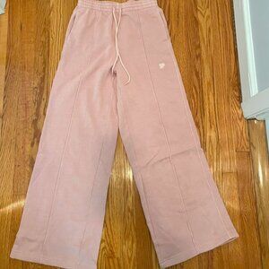 PINK Ivy Fleece Wide-Leg Sweatpants